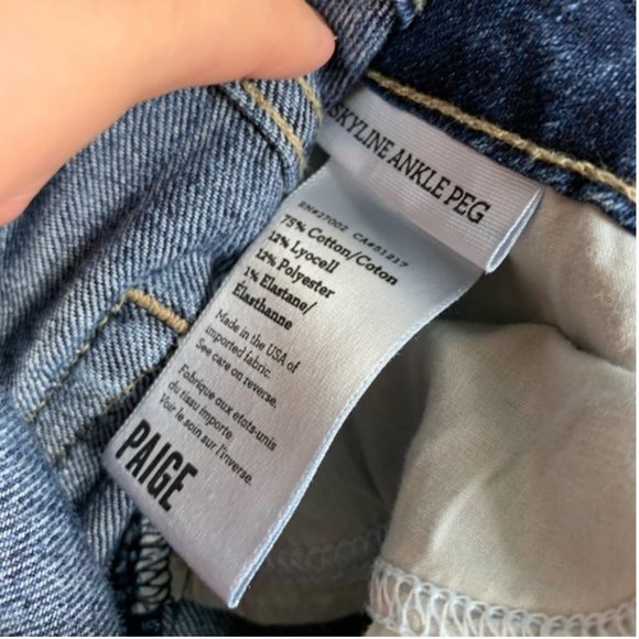 Paige Skyline‎ Ankle Peg Jeans 47 - Picture 2 of 4
